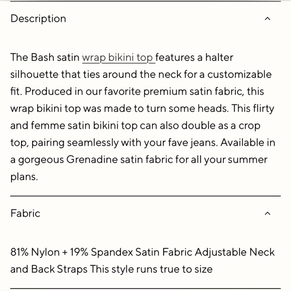 Frankie’s Bikinis Bash Wrap Top + Enzo Satin Bikini Bottoms in color Grenadine - Picture 4 of 5